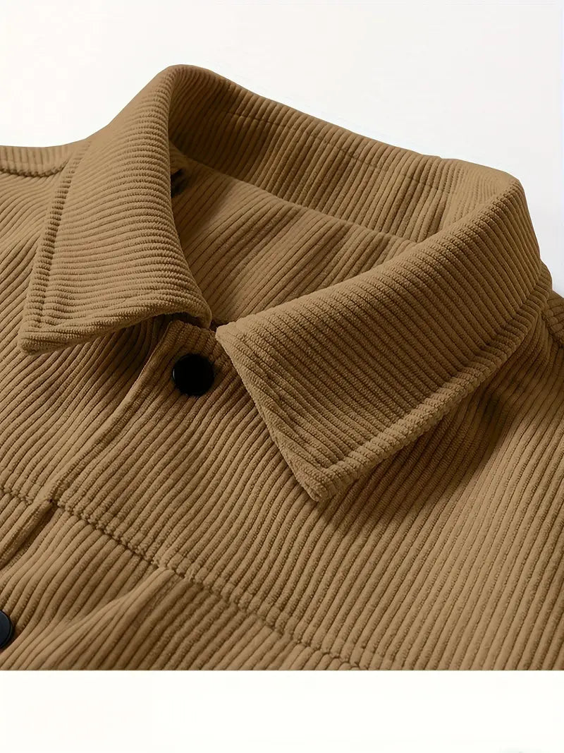 IronGrain Men’s Corduroy Cargo Jacket